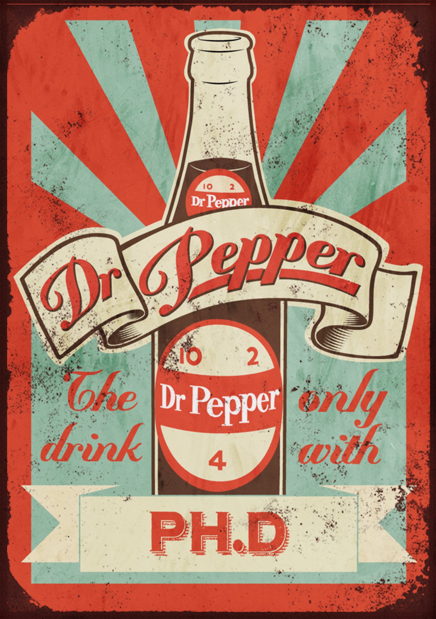 Retro Dr Pepper Sign
