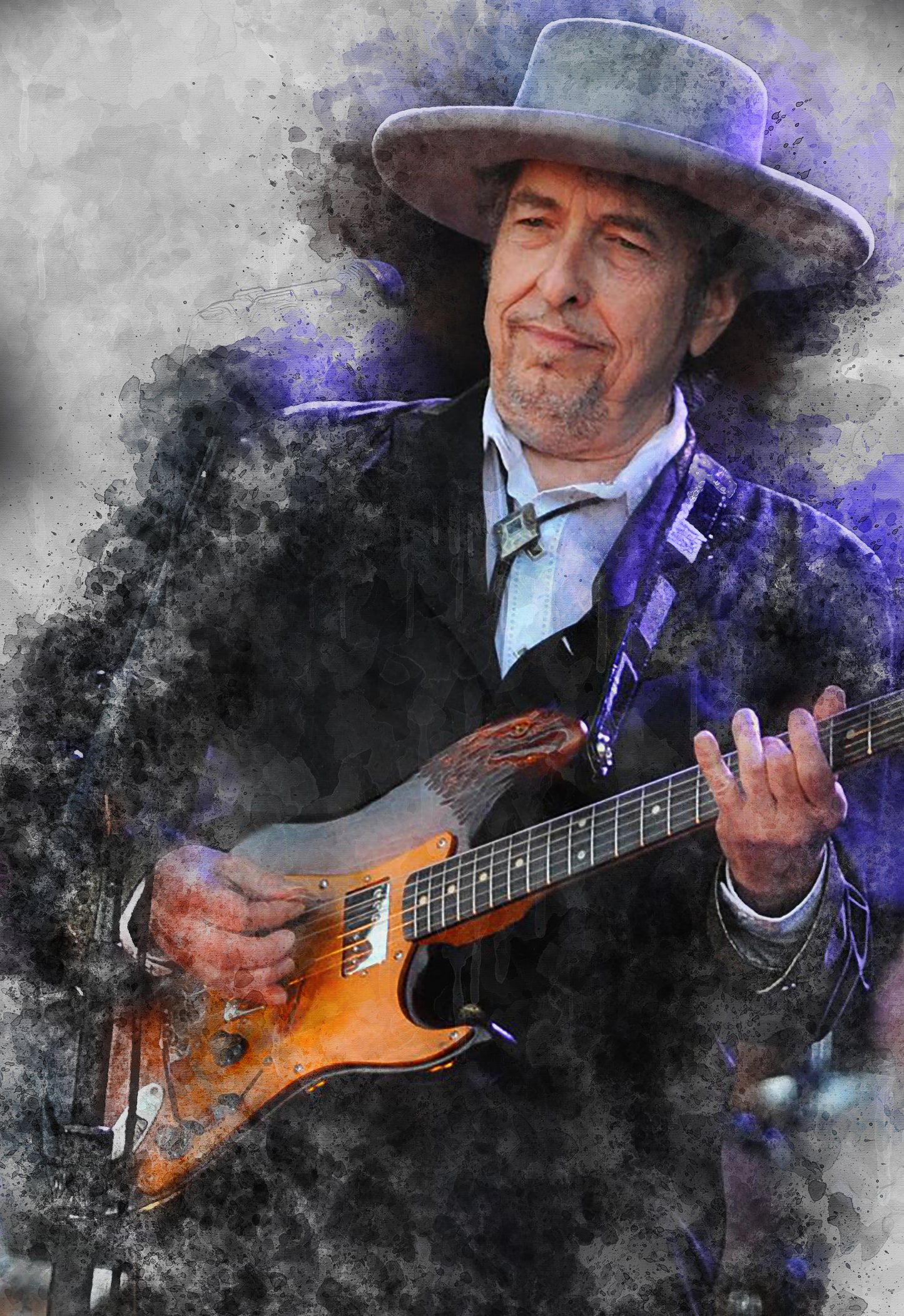 Bob Dylan Print on Chromaluxe