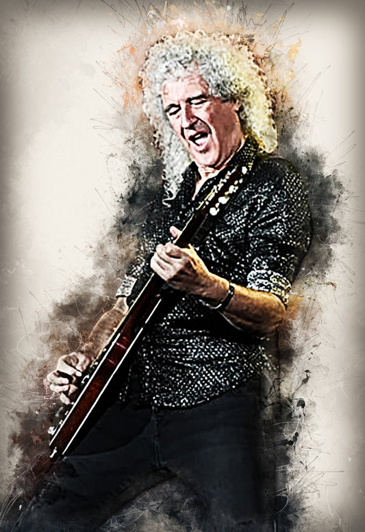 Brian May Print