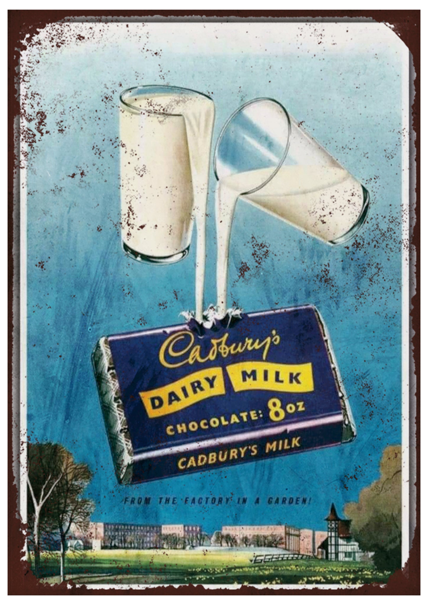 Retro Dairy Milk Sign