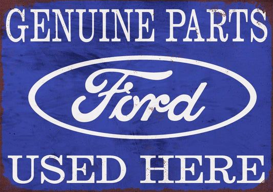 Retro Ford Parts Sign