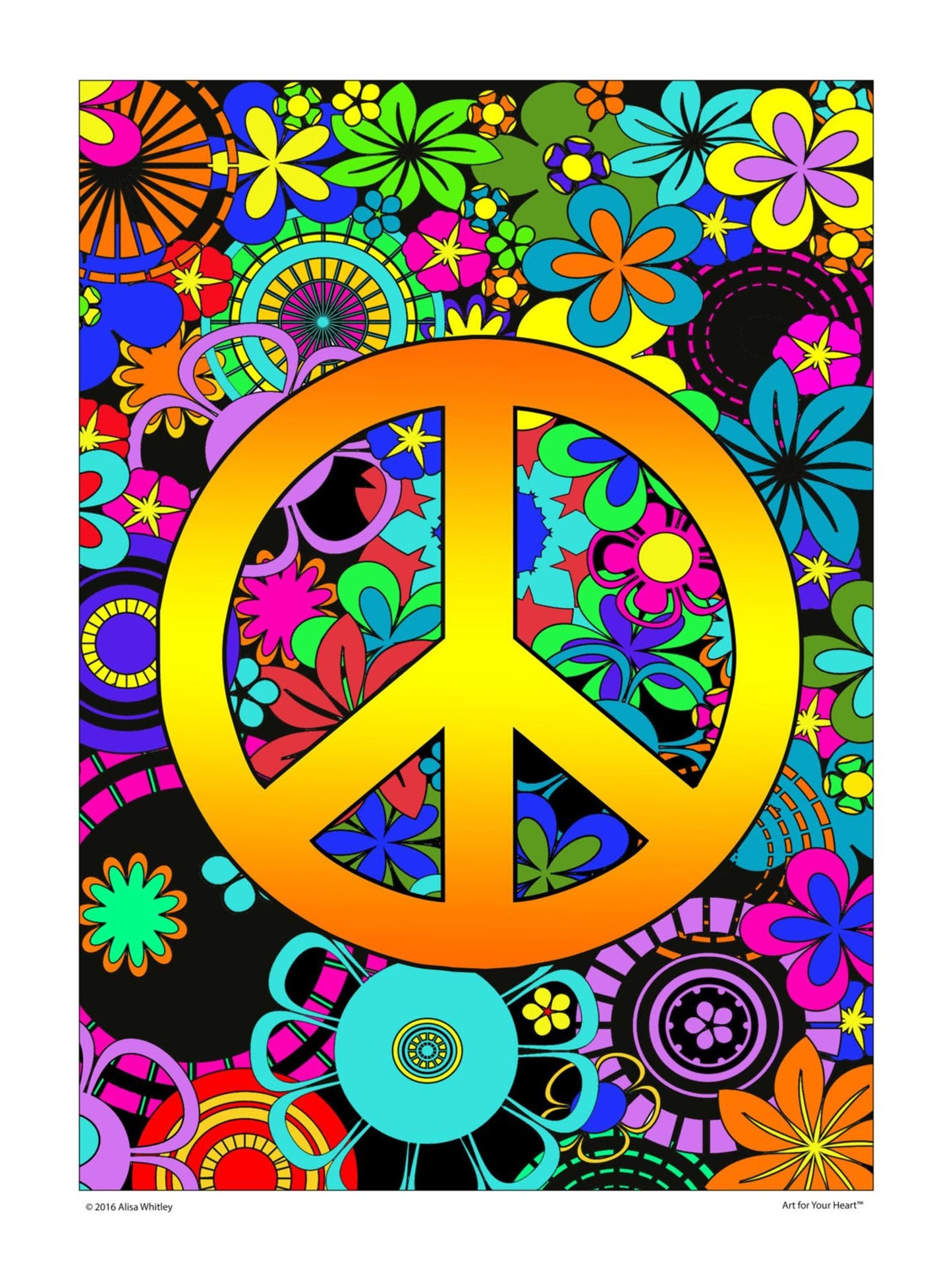 Hippie Peace Logo