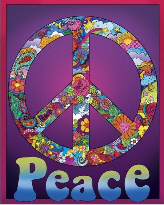 Hippie Peace Print