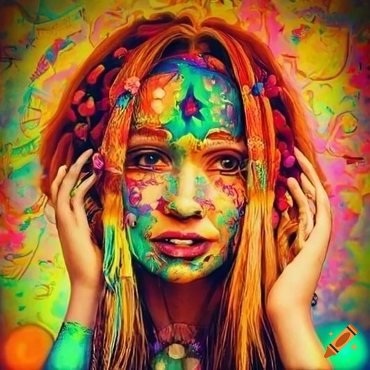 Hippie Girl Colour