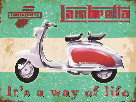 Lambretta Way of Life Sign