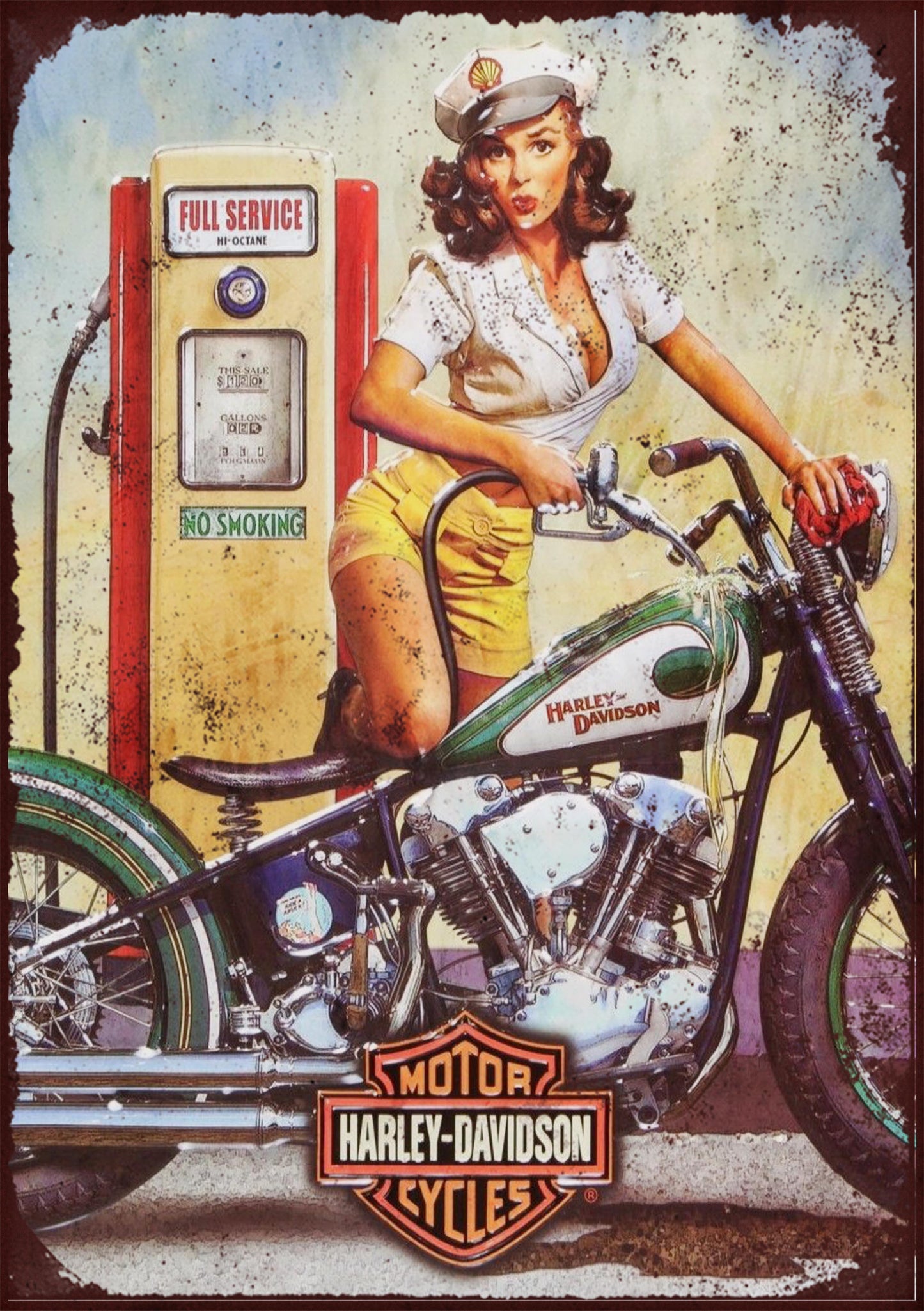 Retro Harley Davidson Sign