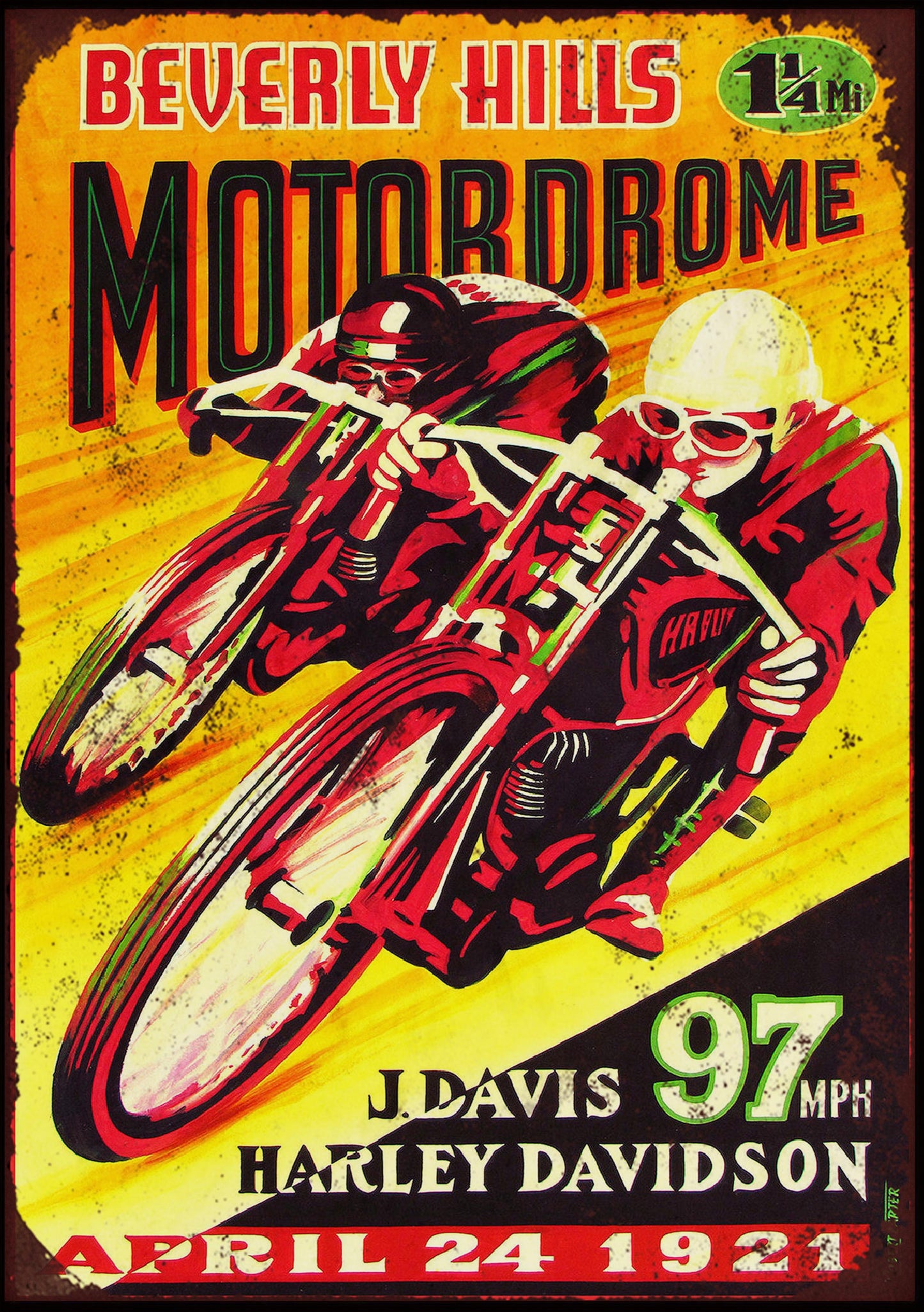 Retro Motordrome Sign