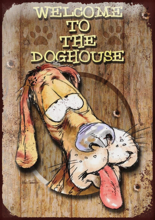 Retro Doghouse sign