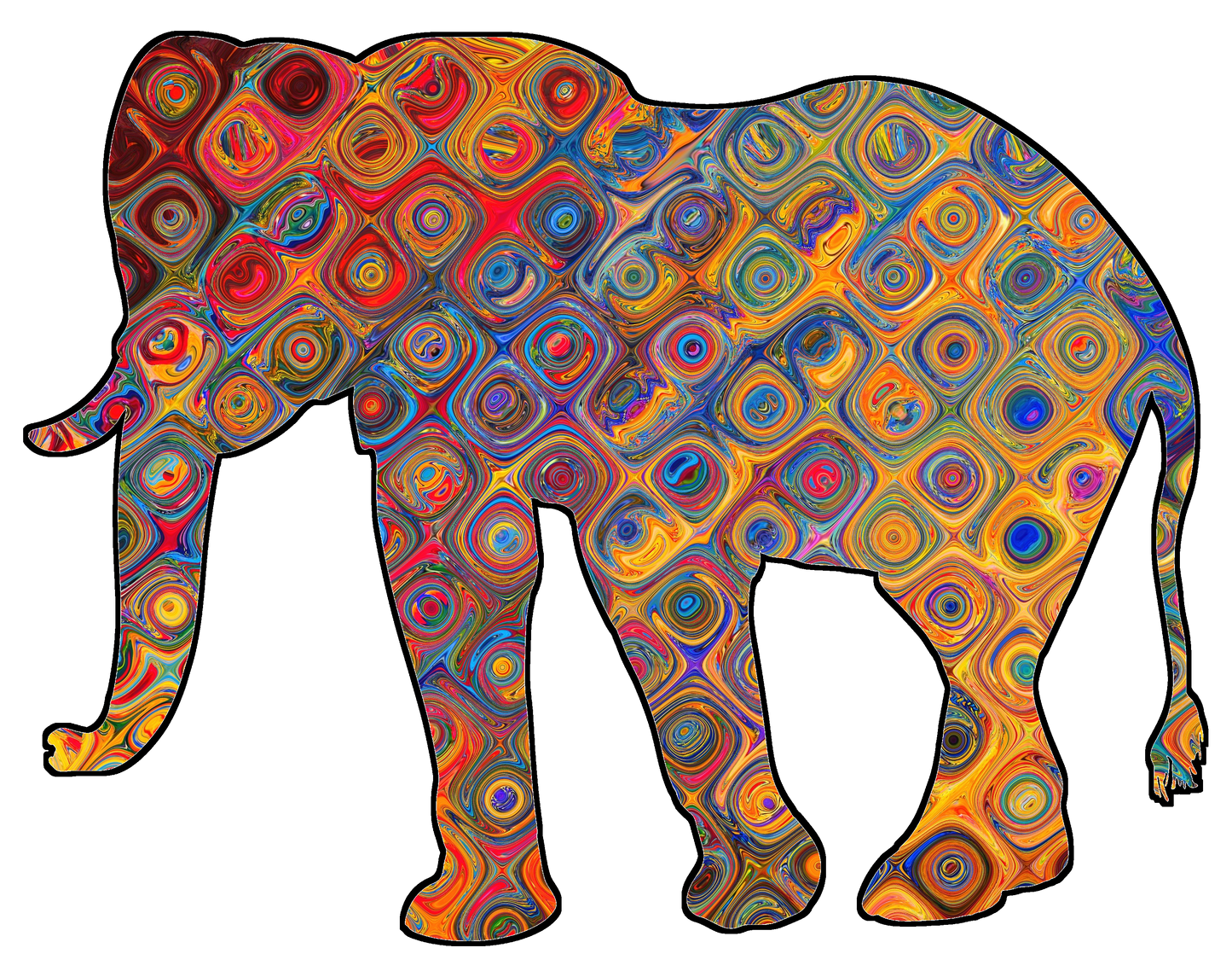 Animals | Elephant abstract