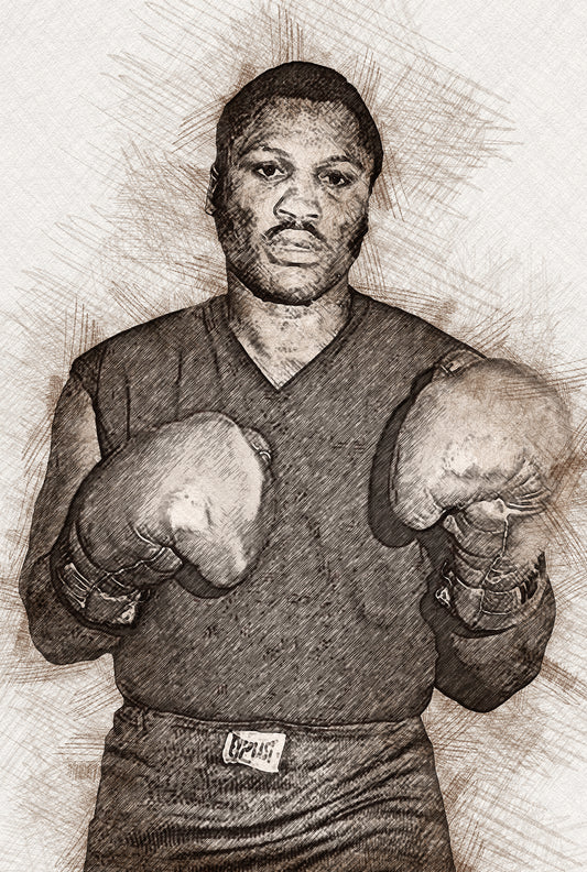 Joe Frazier Pencil Print