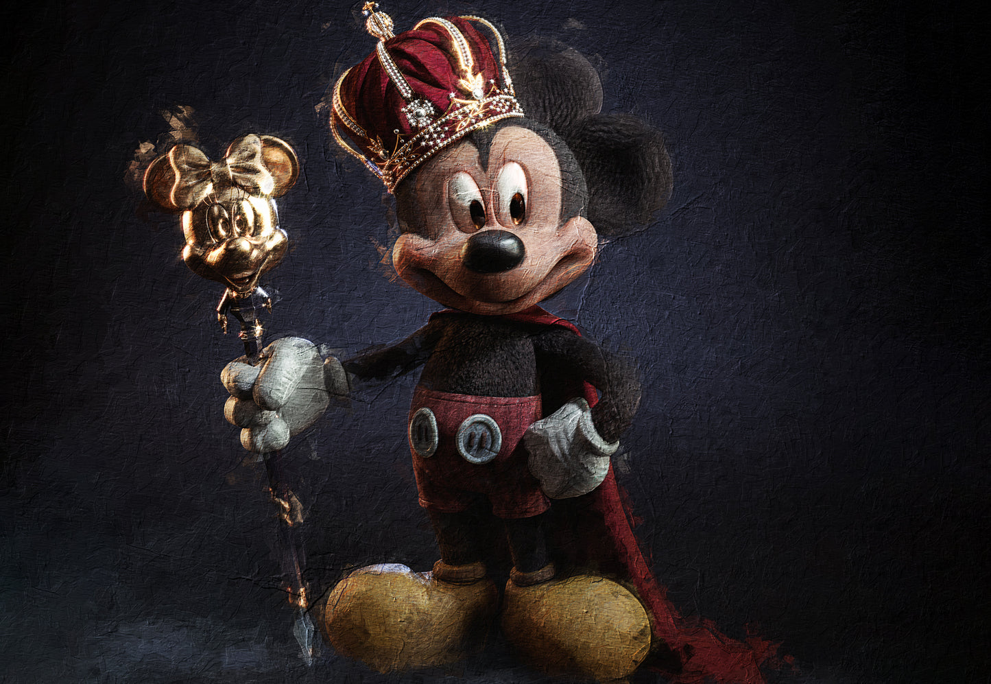 King Mickey | Mickey Mouse Print