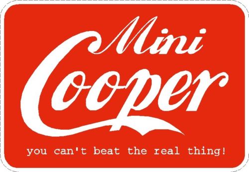 Mini Cooper - Coca Cola style