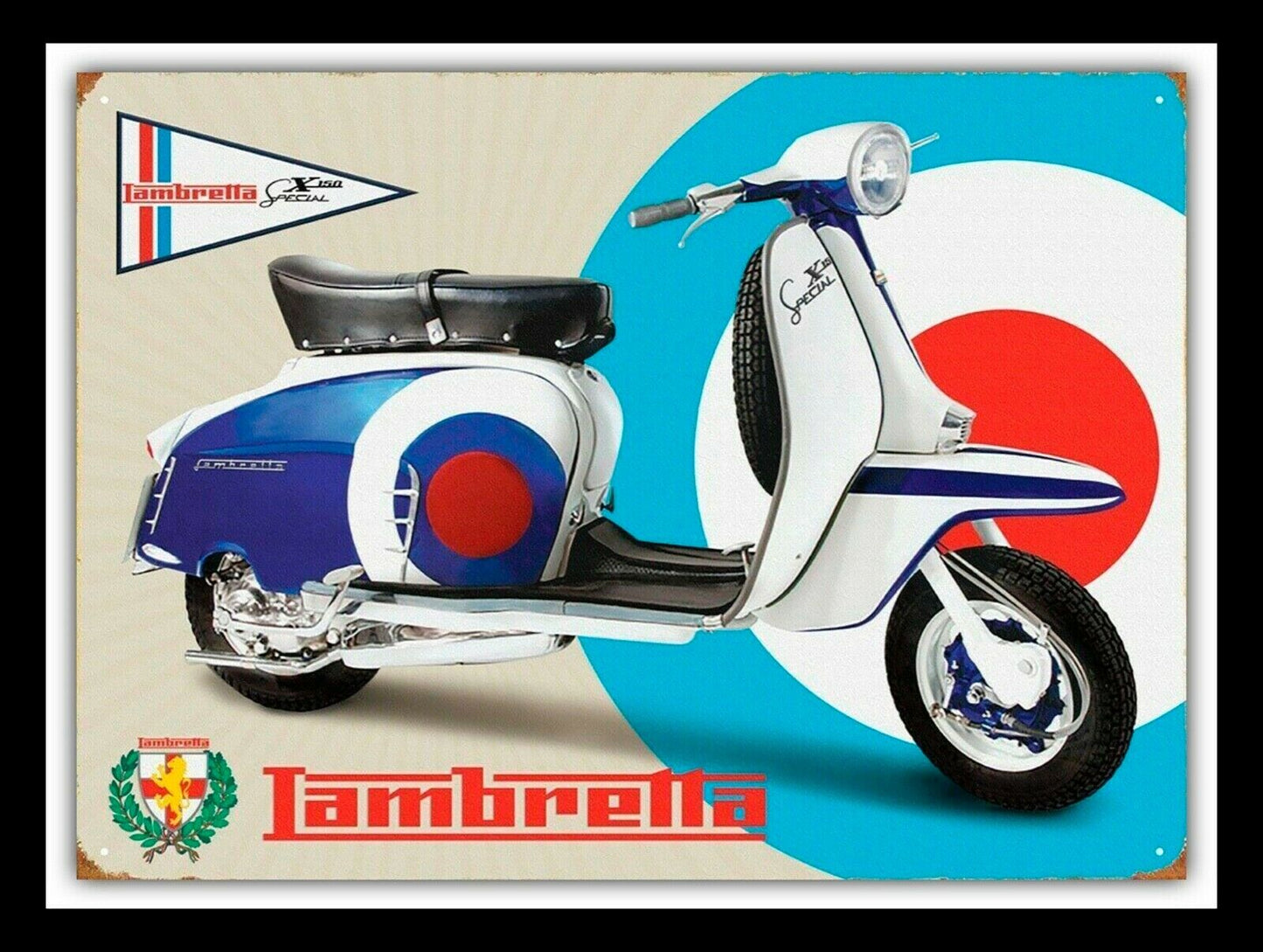 Lambretta on badge