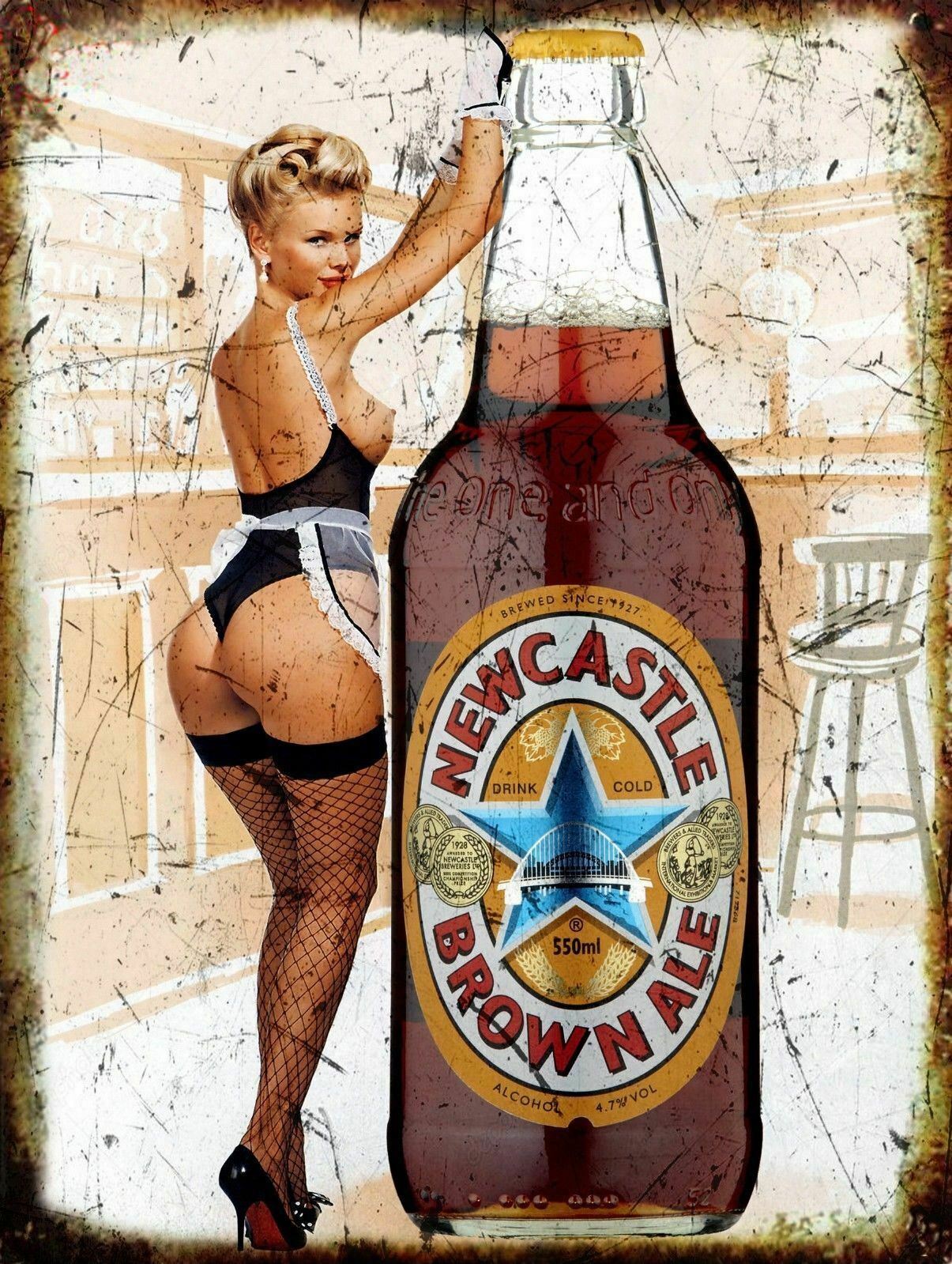 Newcastle Brown Pin up