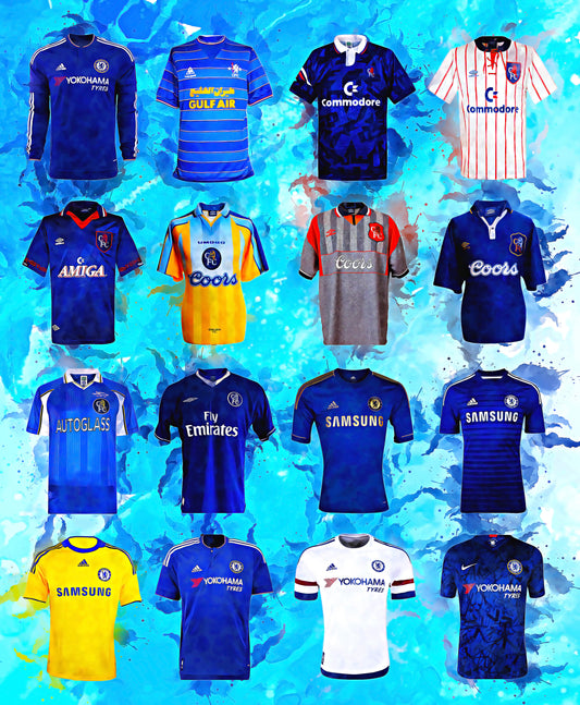 Chelsea Shirts ink drip print