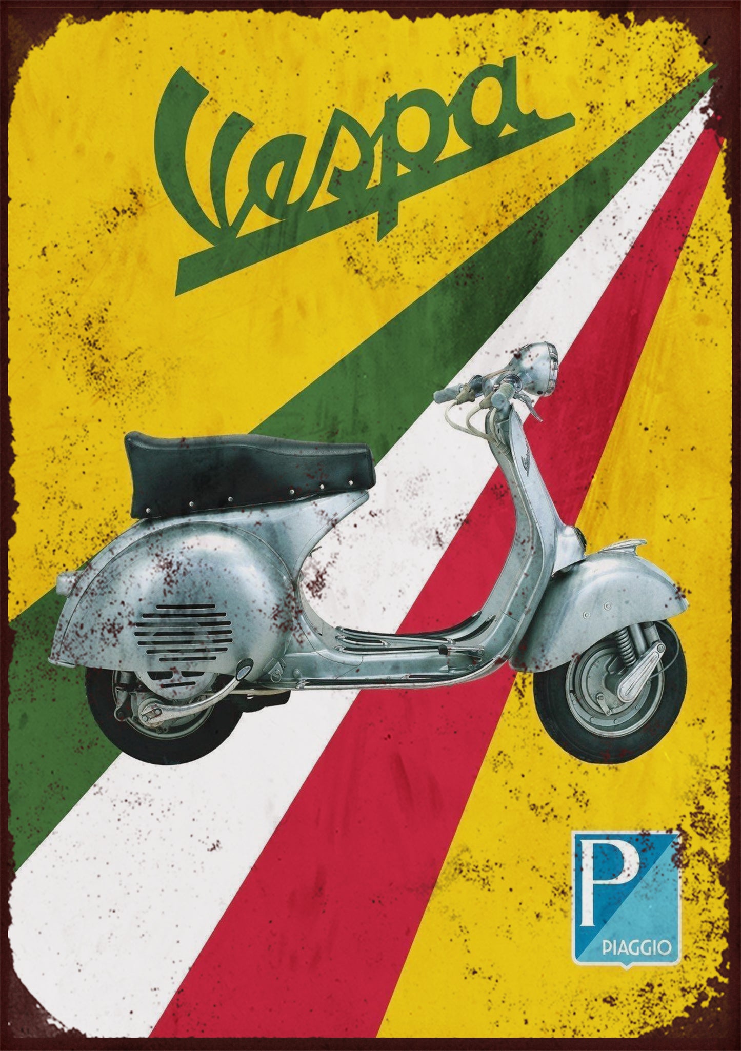 Vespa Retro Sign