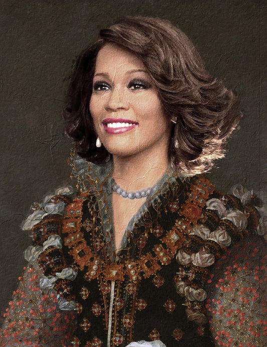 Whitney Houston Portrait Print